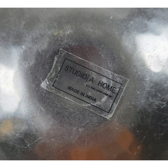 Studio A Home Hammered Metal Decorative Bowl – Silver Tone Textured Finish - Picture 5 of 5